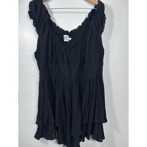 Princess Polly Love Galore Romper, Black, Women’s Size 18 EUC Whimsigoth